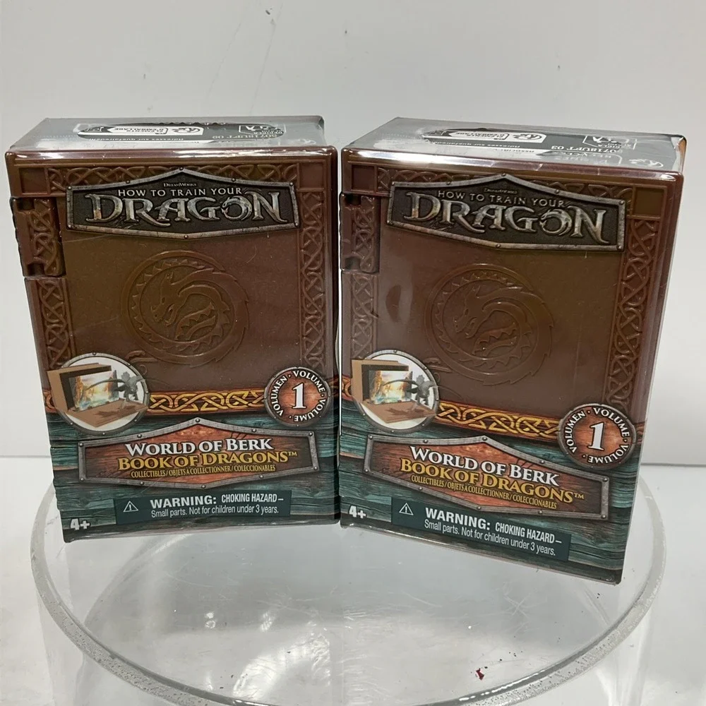 Lot Of 2: How To Train Your Dragon World of Berk Book of Dragons Blind Box Vol 1